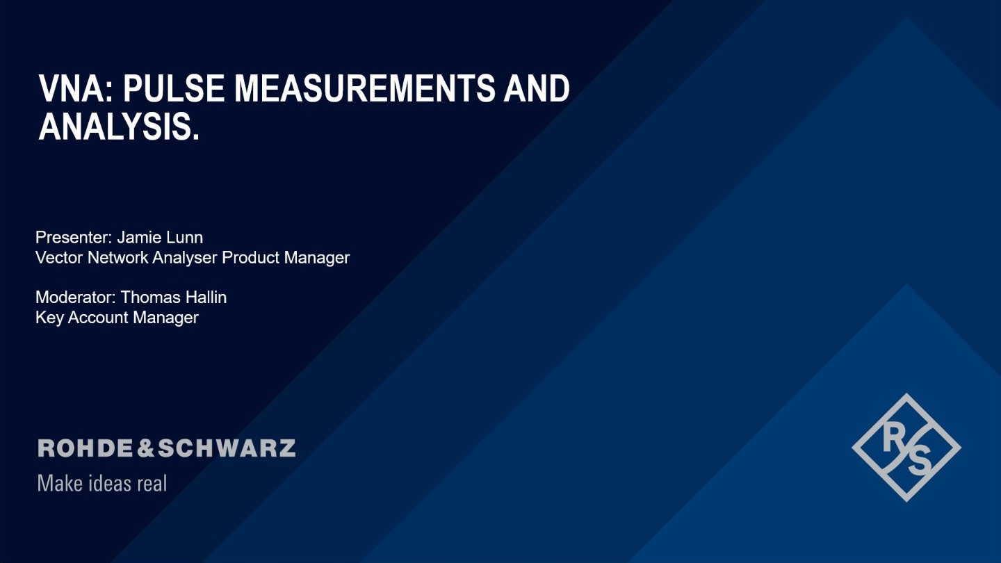 VNA: Pulse Measurements and Analysis