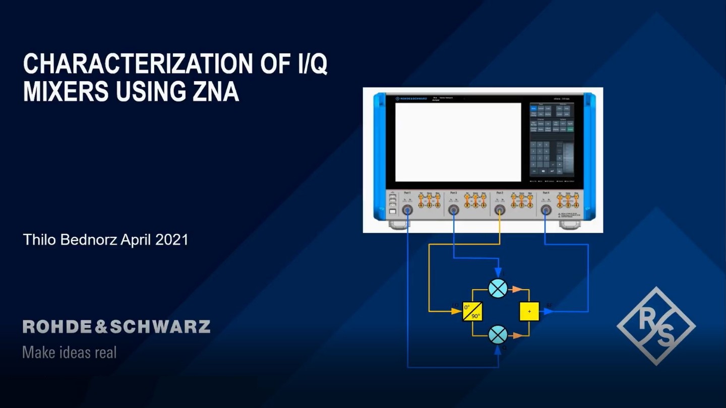 VNA - IQ Mixer Characterization