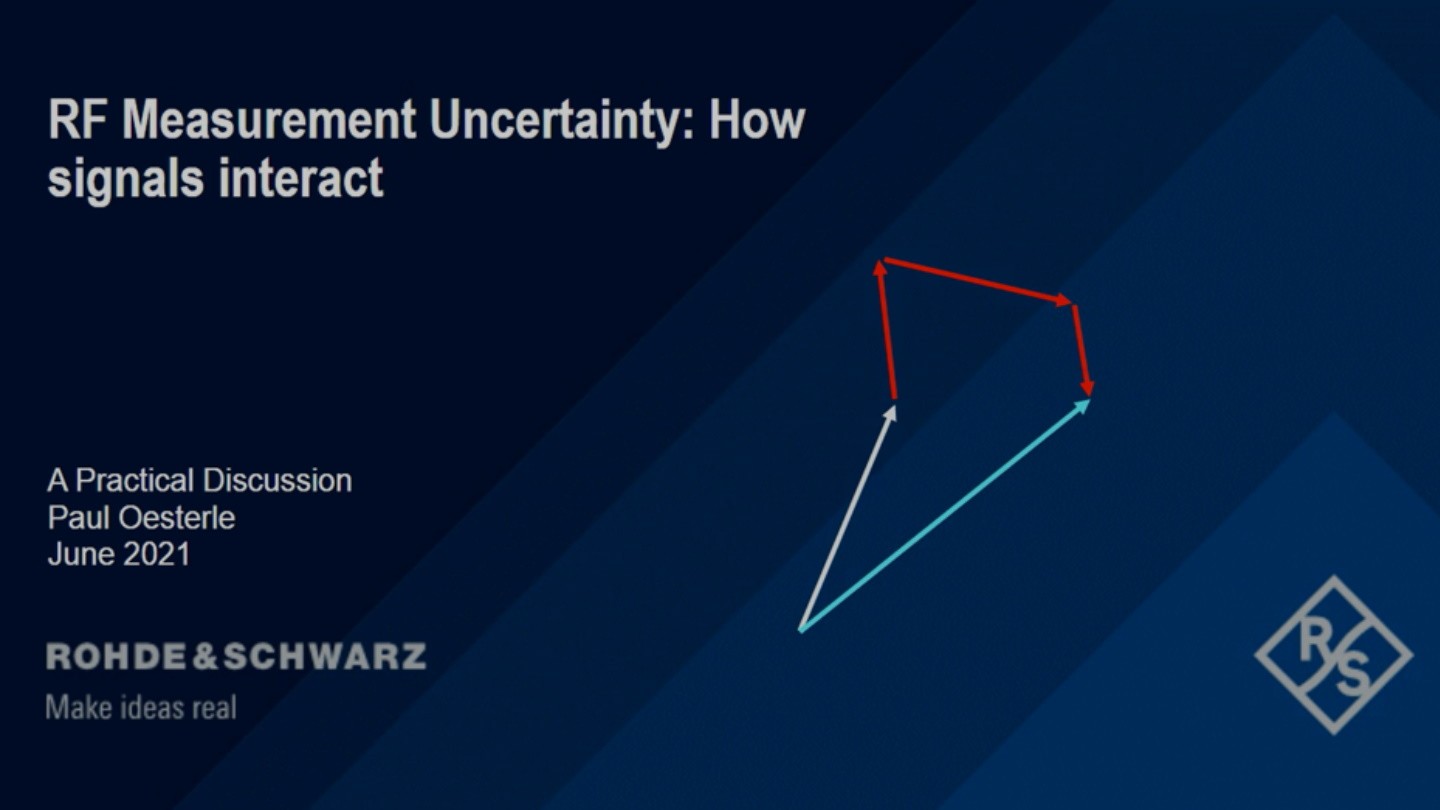 Webinar: Uncertainty measurements